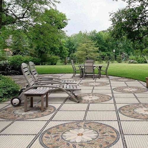 بهترین نوع موزاییک برای حیاط